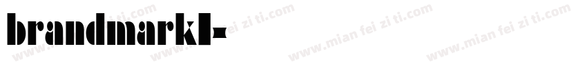 brandmark1字体转换