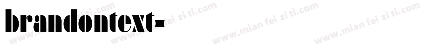 brandontext字体转换