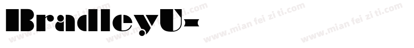 BradleyU字体转换