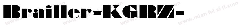 Brailler-KGRZ字体转换