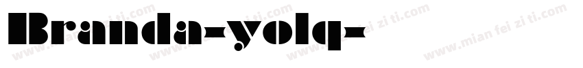 Branda-yolq字体转换