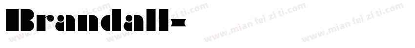 Brandall字体转换