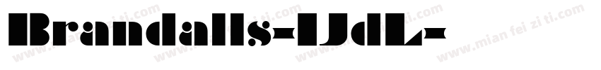 Brandalls-1JdL字体转换