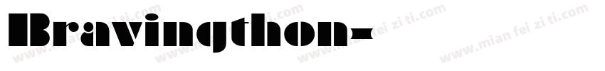 Bravingthon字体转换