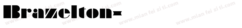 Brazelton字体转换