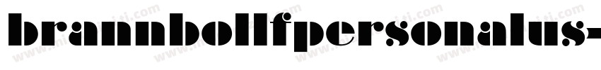 brannbollfpersonalus字体转换