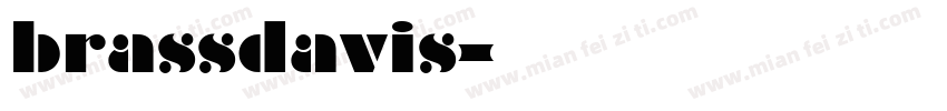 brassdavis字体转换