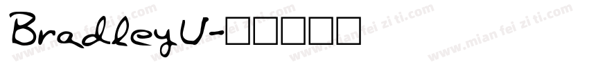BradleyU字体转换