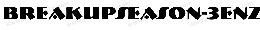Breakupseason-3enz字体转换