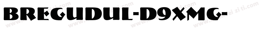 Bregudul-d9xmg字体转换