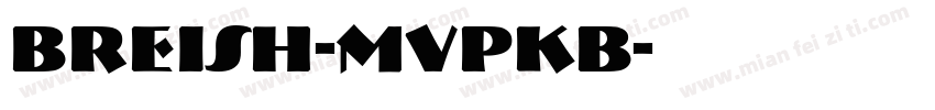Breish-MVpKB字体转换