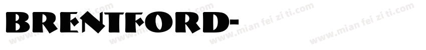 Brentford字体转换