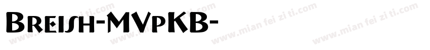 Breish-MVpKB字体转换