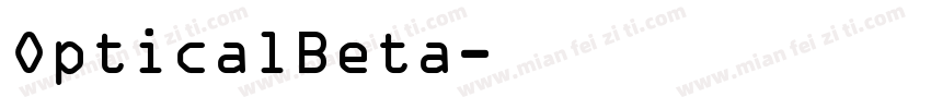OpticalBeta字体转换