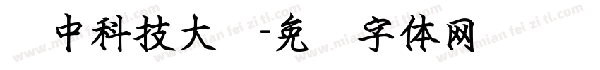 华中科技大学字体转换