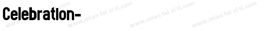 Celebration字体转换