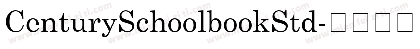 CenturySchoolbookStd字体转换