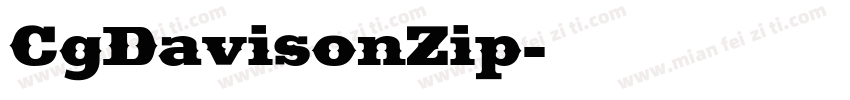 CgDavisonZip字体转换