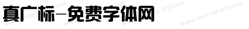 真广标字体转换