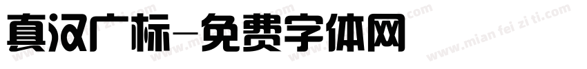 真汉广标字体转换