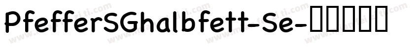 PfefferSGhalbfett-Se字体转换