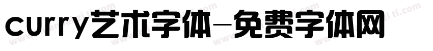 curry艺术字体字体转换