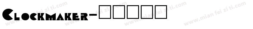 Clockmaker字体转换