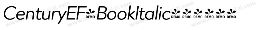 CenturyEF-BookItalic字体转换