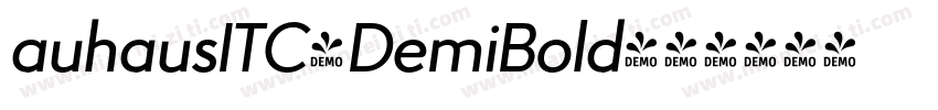 auhausITC-DemiBold字体转换