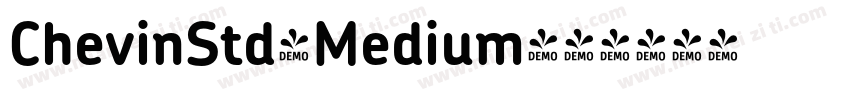 ChevinStd-Medium字体转换