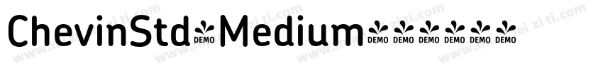 ChevinStd-Medium字体转换