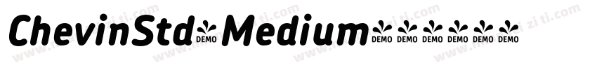 ChevinStd-Medium字体转换