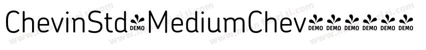 ChevinStd-MediumChev字体转换