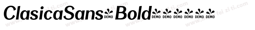 ClasicaSans-Bold字体转换
