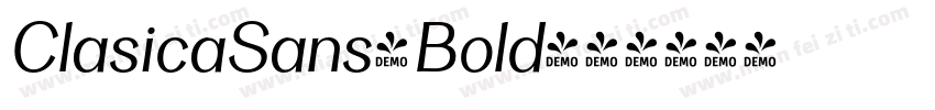 ClasicaSans-Bold字体转换