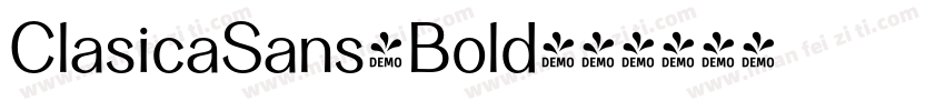 ClasicaSans-Bold字体转换