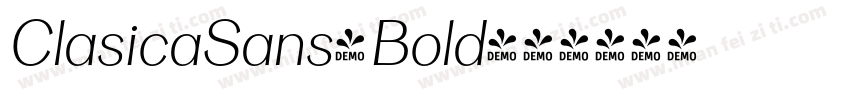 ClasicaSans-Bold字体转换