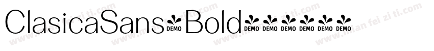 ClasicaSans-Bold字体转换