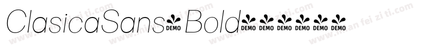 ClasicaSans-Bold字体转换