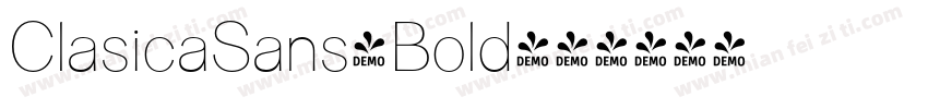 ClasicaSans-Bold字体转换