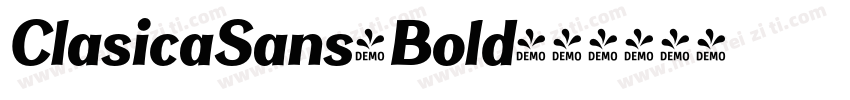 ClasicaSans-Bold字体转换