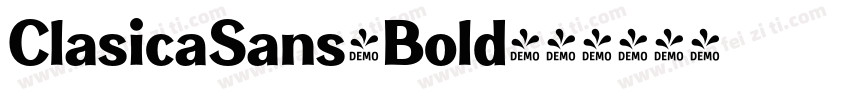 ClasicaSans-Bold字体转换