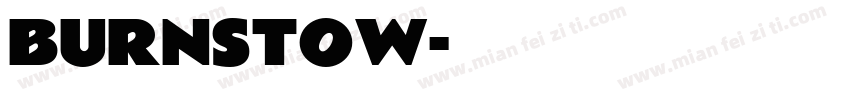 BURNSTOW字体转换