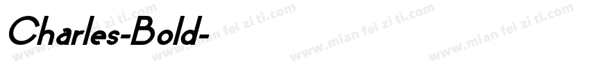 Charles-Bold字体转换