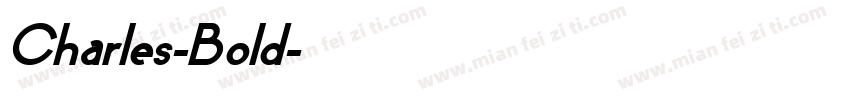 Charles-Bold字体转换