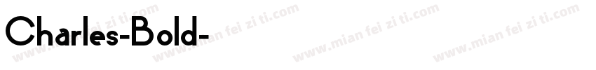 Charles-Bold字体转换
