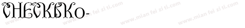 CHECKBK0字体转换