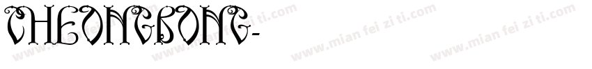Cheongbong字体转换