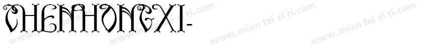 chenhongxi字体转换