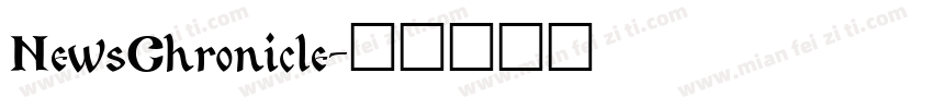 NewsChronicle字体转换
